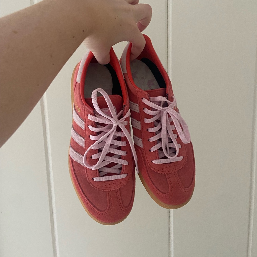 Adidas Handball Spezial - Bright Red / Clear Pink